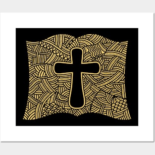 The Cross of Jesus Christ inside the Bible Posters and Art